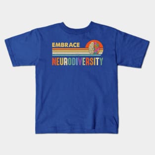 Embrace Neurodiversity 1 Kids T-Shirt